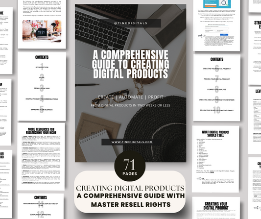 A Comprehensive Guide to Creating Digital Products eBook