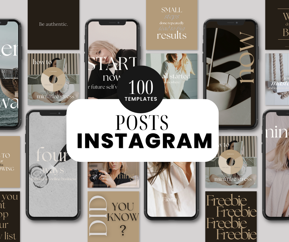 100 Neutral Instagram Posts