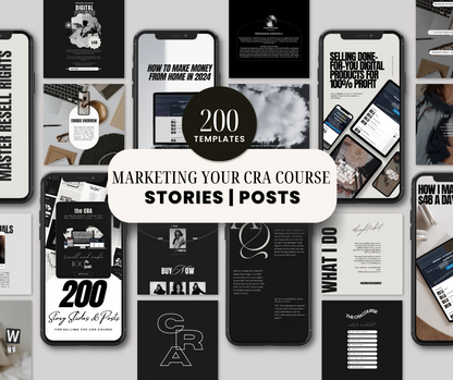 200 Instagram Templates for Marketing Your Course