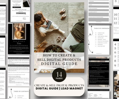 How to Create and Sell Digital Products Lead Magnet