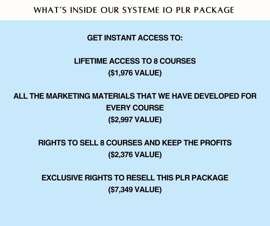 Systeme.io 8-in1 Bundle with Private Label Rights