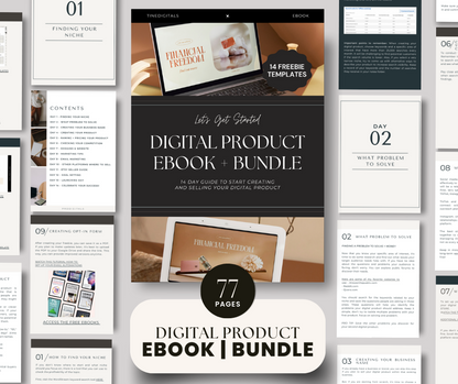 Digital Product eBook + Bundle - 14 Digital Products You Can Resell